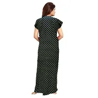 KHUSHI PRINT Women's 100% Cotton Printed Maxi Maternity Nightwear Nightdress Free Size, (Combo Pack of 2)-thumb2
