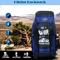Mountain Rucksack/Hiking/Trekking/Camping Bag for Adventure Camping Rucksack Rucksack - 70 L  (Blue)-thumb3