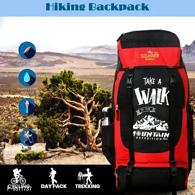 Mountain Rucksack/Hiking/Trekking/Camping Bag for Adventure Camping Rucksack Rucksack - 70 L  (Red)-thumb2