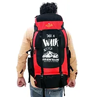 Water Resistance Trekking Hiking Travel Bag With Shoe CompartmenT Rucksack - 60 L  (Multicolor)-thumb1