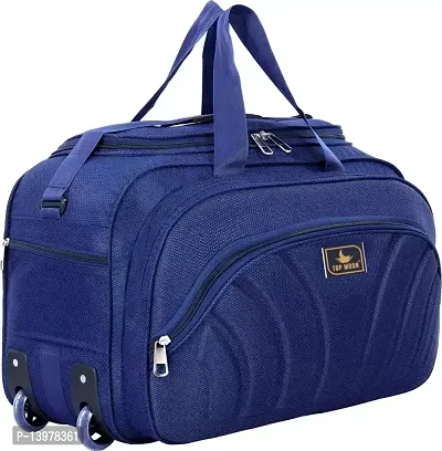 60L (Expandable) Luggage Travel Duffel Bag with two wheels-thumb0
