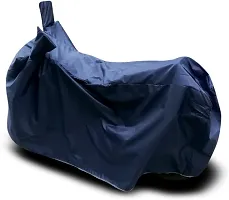 Protective Taffeta Waterproof Two Wheeler Bike Cover For TVS Victor-thumb2