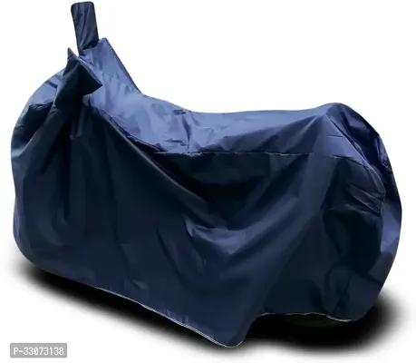 Protective Taffeta Waterproof Two Wheeler Bike Cover For TVS Victor-thumb3