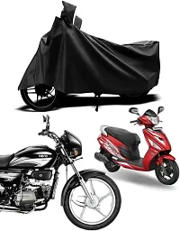 Protective Polyester Waterproof Two Wheeler Bike Cover For Universal Bike-thumb2