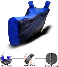 Protective Taffeta Waterproof Two Wheeler Bike Cover For Mahindra Rodeo-thumb3