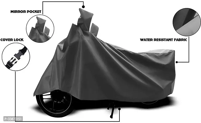 Protective Polyester Waterproof Two Wheeler Bike Cover For Honda CB Unicorn-thumb2