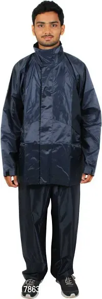 Premium Solid Men  Women Raincoat-thumb0