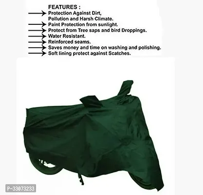 Protective Polyester Waterproof Two Wheeler Bike Cover For Honda CBZ TYPE 1-thumb3