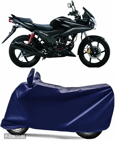 Protective Taffeta Waterproof Two Wheeler Bike Cover For Honda CBF Stunner-thumb0