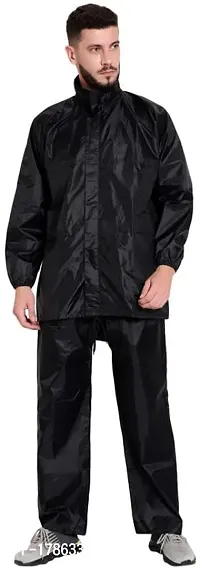 Premium Solid Men  Women Raincoat-thumb0