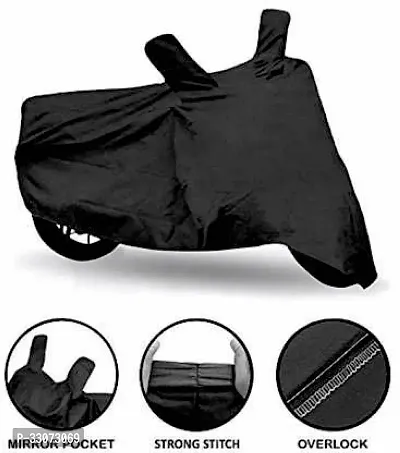 Protective Polyester Waterproof Two Wheeler Bike Cover For Universal HF Deluxe-thumb3