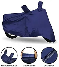 Protective Taffeta Waterproof Two Wheeler Bike Cover For TVS Scooty Streak-thumb3