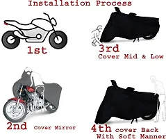 Protective Polyester Waterproof Two Wheeler Bike Cover For Suzuki Access-thumb3