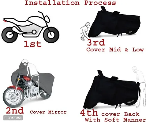 Protective Polyester Waterproof Two Wheeler Bike Cover For Suzuki Access-thumb4