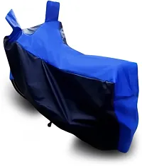 Protective Taffeta Waterproof Two Wheeler Bike Cover For TVS Victor-thumb2