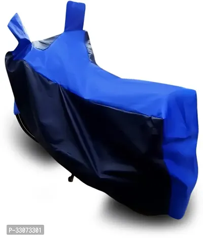 Protective Taffeta Waterproof Two Wheeler Bike Cover For TVS Victor-thumb3