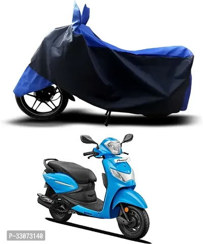 Protective Taffeta Waterproof Two Wheeler Bike Cover For Hero Pleasure+ 110