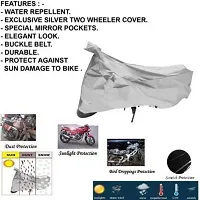 Protective Taffeta Waterproof Two Wheeler Bike Cover For Honda Grazia-thumb3