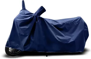 Protective Taffeta Waterproof Two Wheeler Bike Cover For TVS Victor-thumb1