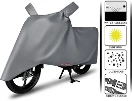 Protective Polyester Waterproof Two Wheeler Bike Cover For TVS Jupiter Grande-thumb2