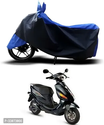 Protective Taffeta Waterproof Two Wheeler Bike Cover For Hero Electric Cruz-thumb0