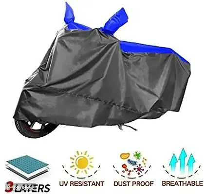 Protective Taffeta Waterproof Two Wheeler Bike Cover For Hero Electric Zippy-thumb2