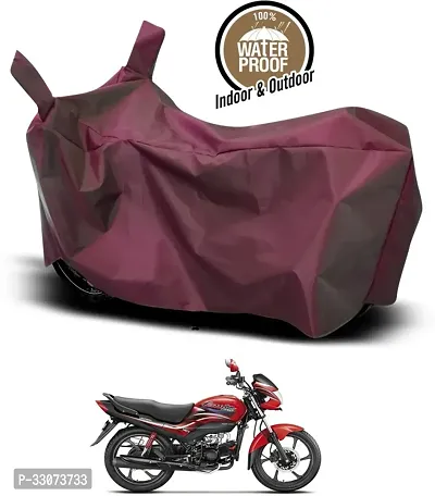 Protective Polyester Waterproof Two Wheeler Bike Cover For Hero Passion Pro i3S-thumb0