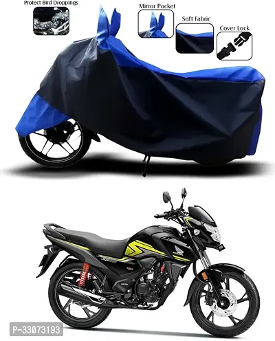 Protective Taffeta Waterproof Two Wheeler Bike Cover For Honda SP 125-thumb0