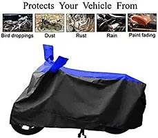 Protective Taffeta Waterproof Two Wheeler Bike Cover For Kinetic Luna-thumb2