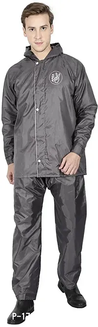 Premium Solid Men  Women Raincoat-thumb0