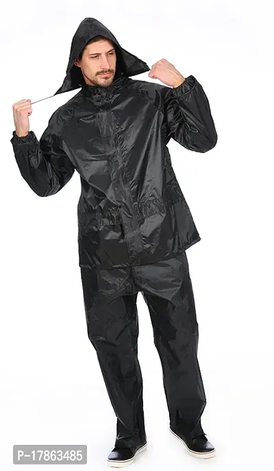 Premium Solid Men  Women Raincoat-thumb0