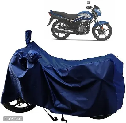 Protective Polyester Waterproof Two Wheeler Bike Cover For Hero Super Splendor-thumb0