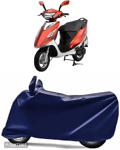 Protective Taffeta Waterproof Two Wheeler Bike Cover For TVS Scooty Streak