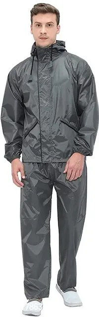 Premium Solid Men  Women Raincoat-thumb0