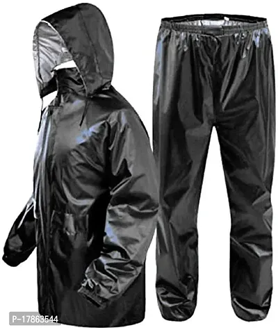 Premium Solid Men  Women Raincoat-thumb0