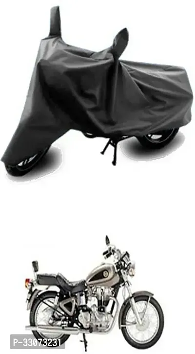 Protective Polyester Waterproof Two Wheeler Bike Cover For Royal Enfield Universal For Bike-thumb0