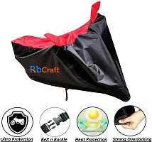 Protective Polyester Waterproof Two Wheeler Bike Cover For Hero Splendor-thumb1