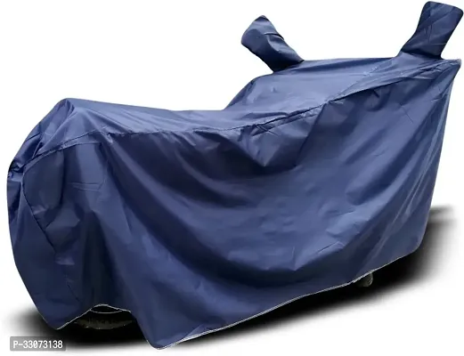 Protective Taffeta Waterproof Two Wheeler Bike Cover For TVS Victor-thumb5