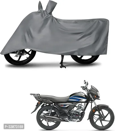 Protective Polyester Waterproof Two Wheeler Bike Cover For Honda CD 110 Dream-thumb0