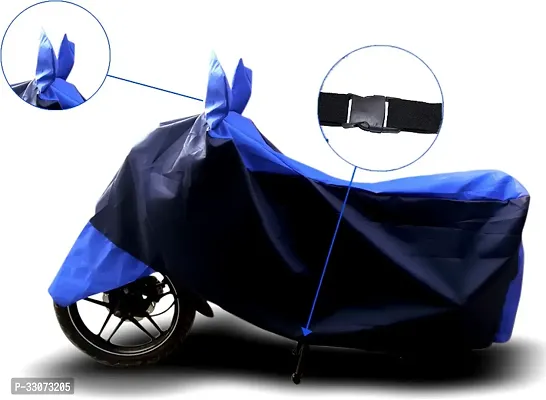 Protective Polyester Waterproof Two Wheeler Bike Cover For Universal Bike-thumb5