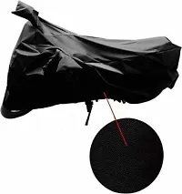 Protective Taffeta Waterproof Two Wheeler Bike Cover For Hero HF Deluxe-thumb1