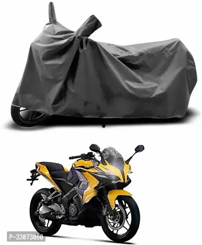 Protective Taffeta Waterproof Two Wheeler Bike Cover For Bajaj Pulsar-thumb0