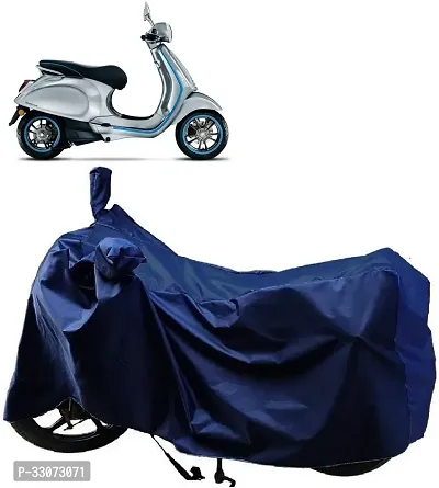 Protective Polyester Waterproof Two Wheeler Bike Cover For Vespa Piaggio Elettrica-thumb0