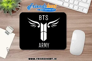 DON'T JUDGE ME FRIENDSKART BTS Gaming Mouse Pad for Laptop / Computer and Water Resistance Coating Natural Rubber Non Slippery Rubber Base (BTS-11)-thumb2