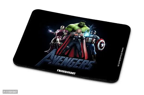 DON'T JUDGE ME FRIENDSKART Avengers Gaming Mouse Pad for Laptop/Computer and Water Resistance Coating Natural Rubber Non Slippery Rubber Base (AVENGERS-108)