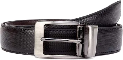 Bizzare Men Casual  Formal ARTIFICIAL PU Leather Reversible Belt Black/Brown (Size 28-44 Cut to fit men's Belt)-thumb3