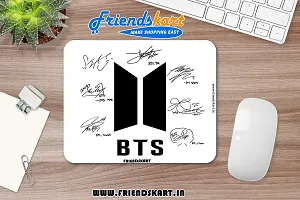 DON'T JUDGE ME FRIENDSKART BTS Gaming Mouse Pad for Laptop / Computer and Water Resistance Coating Natural Rubber Non Slippery Rubber Base (BTS-07)-thumb2