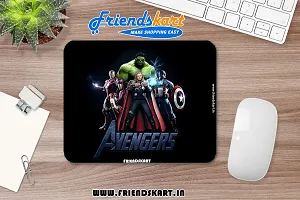 DON'T JUDGE ME FRIENDSKART Avengers Gaming Mouse Pad for Laptop/Computer and Water Resistance Coating Natural Rubber Non Slippery Rubber Base (AVENGERS-108)-thumb2