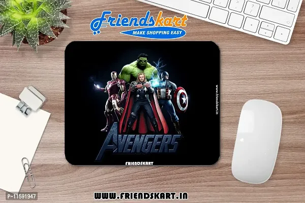 DON'T JUDGE ME FRIENDSKART Avengers Gaming Mouse Pad for Laptop/Computer and Water Resistance Coating Natural Rubber Non Slippery Rubber Base (AVENGERS-108)-thumb3