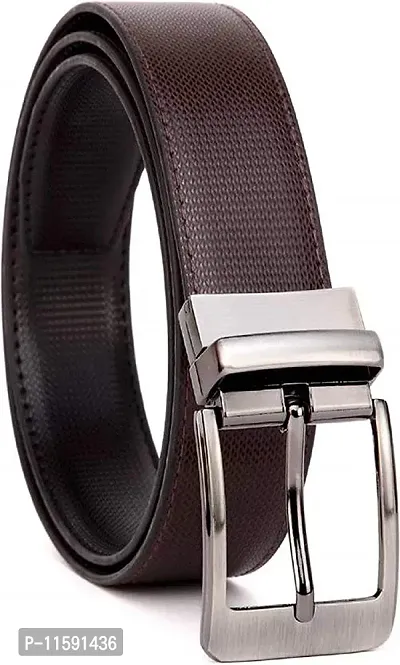 Bizzare Men Casual  Formal ARTIFICIAL PU Leather Reversible Belt Black/Brown (Size 28-44 Cut to fit men's Belt)